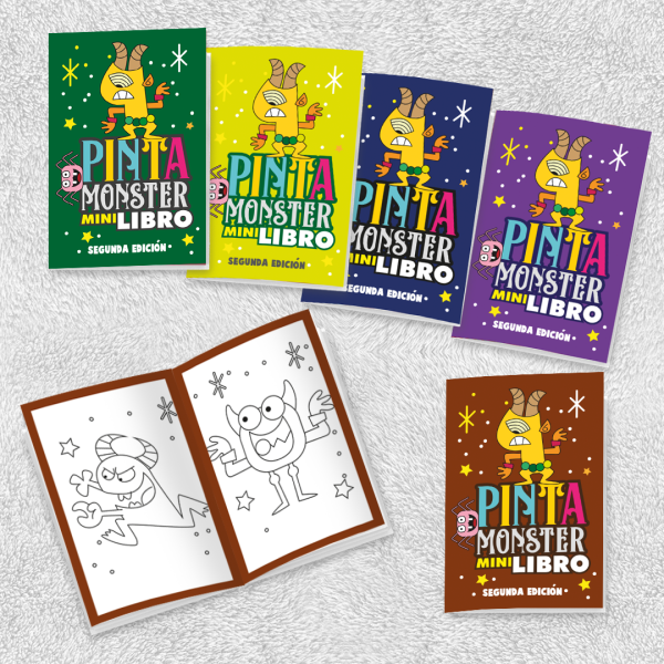 Pack Mini Libros Pinta Monster 2º Edición