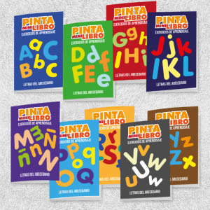 Pack Mini Libros Ejercicios de Aprendizaje Abecedario