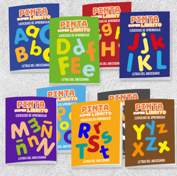 Pack Super Libritos Ejercicios de Aprendizaje Abecedario